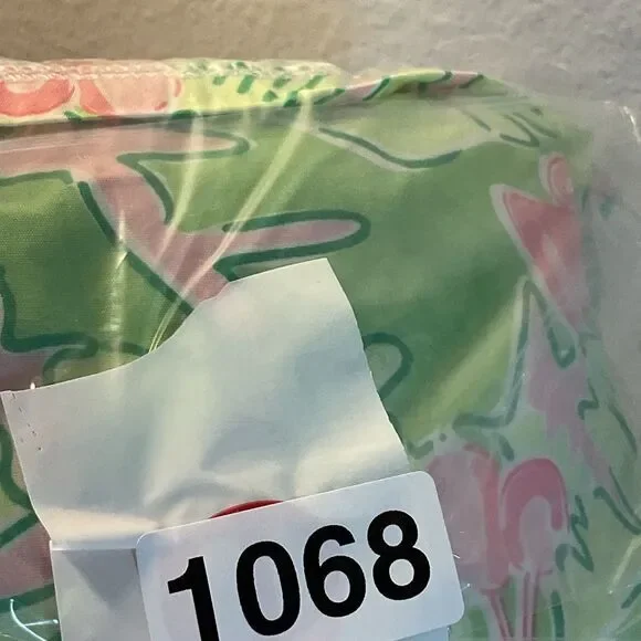 LILLY PULITZER LADIES DRESS 6 pink green vintage monkey shift forest leaves - Picture 8 of 9